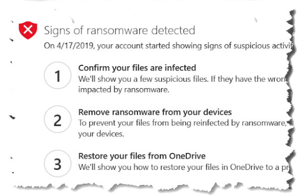Is OneDrive safe against ransomware?